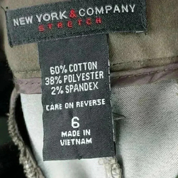 New York and Co. stretch skirt size 6 taupe pencil - Picture 8 of 9